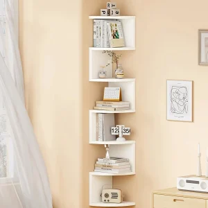 7-Tier Wall-Mounted Corner Shelf